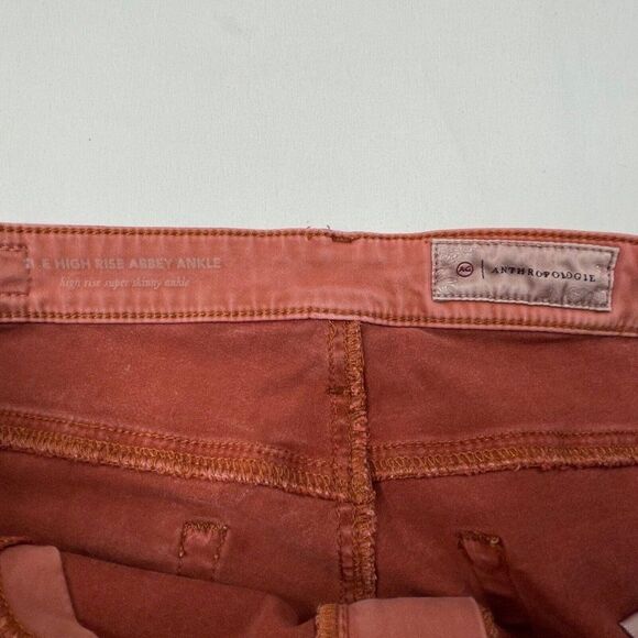 Anthropologie AG The High Rise Abbey Ankle Super Skinny Sateen Jean - Picture 11 of 13